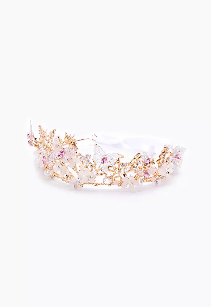 Tree Branch Butterfly Tiara