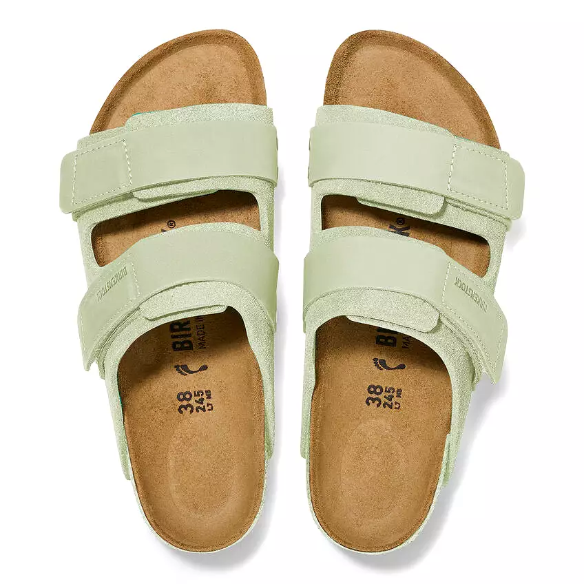 Uji Women - Faded Lime Suede Nubuck||Uji pour femmes - Suède nubuck lime ple